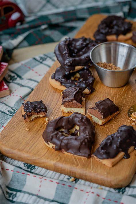Nougat Plätzchen als Geschenk