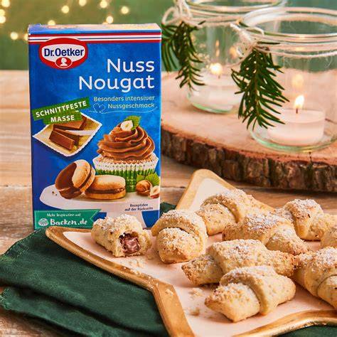 Nougat schmelzen für die Füllung