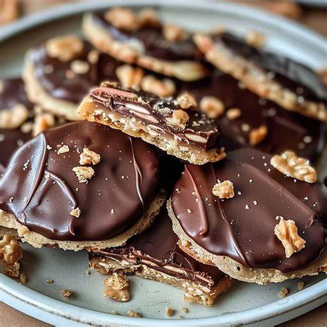 Nougat schmelzen und verrühren
