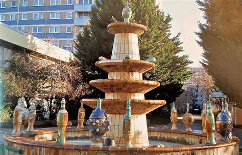 Nougat-Brunnen in der Genuss-Etage