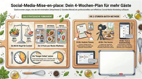 Nougat-Kastenkuchen Zutaten und Mise-en-place als Infografik