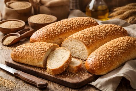 Nougathörnchen frisch gebacken auf einem Holzbrett