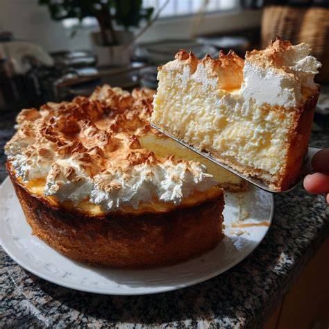 Nuss-Sand-Kuchen nach Carina-Art mit Baiserhaube