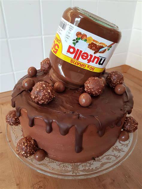 Nutella Buttercreme Torte Endresultat
