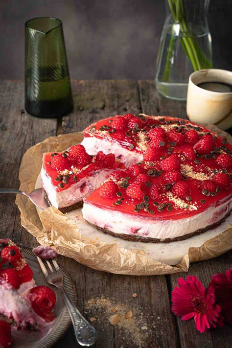 Nutella Torte mit Himbeeren (Topping und Quark‑Zitronencreme)