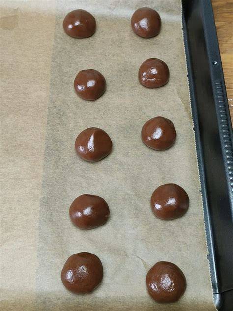 Nutella-Cookies auf Blech