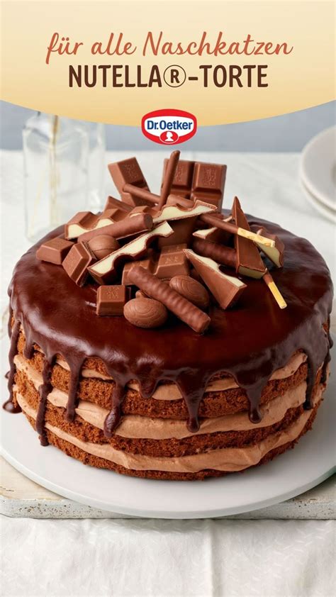 Nutella-Torte als Festtagshighlight