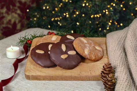 Oblatenlebkuchen mit Kuvertüre