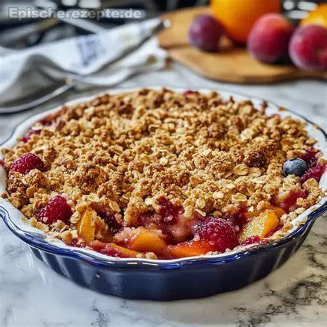 Obst-Crumble als Resteküche und Dessert-Highlight