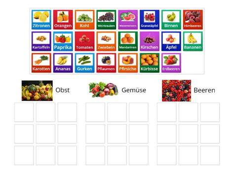 Obstbelegung Pfirsiche Mandarinen Beeren