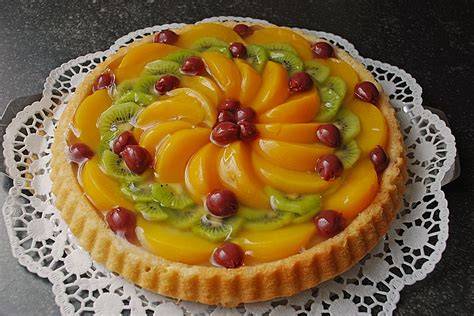 Obstkuchen mit Wiener Boden