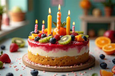 Obstkuchen-Auswahl für Silvester