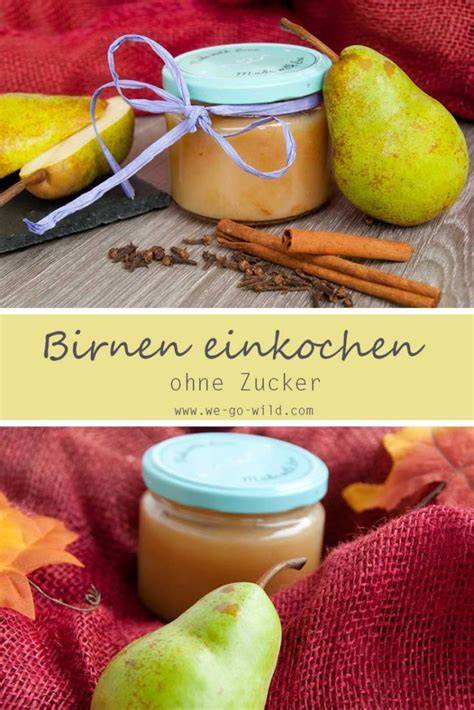 Obstsorten zum Einkochen ohne Zucker Infografik