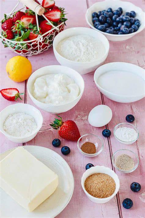 Obstvariationen für Streuselkuchen
