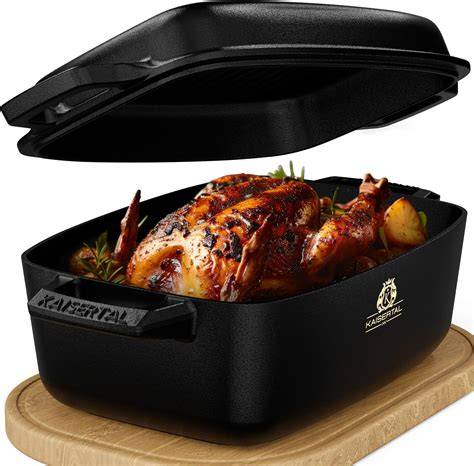 Ofen mit Bräter vorheizen