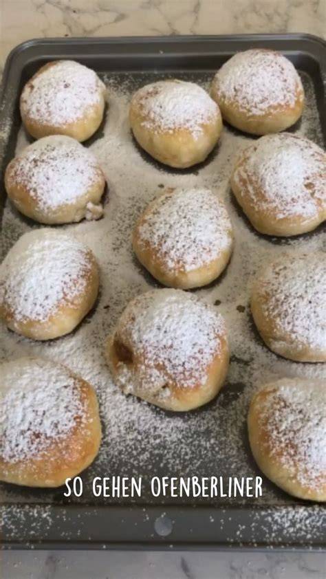 Ofenberliner auf Backblech