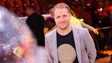 Oliver Pocher bei einer Live-Moderation