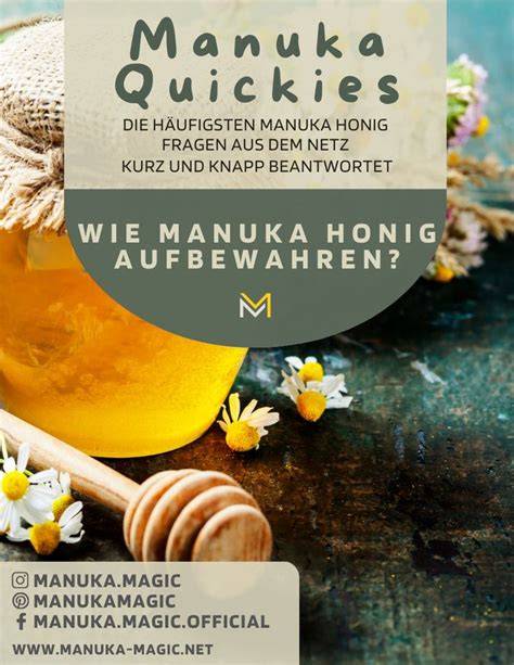 Optimale Lagerung von Manuka Honigprodukten