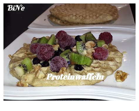 Optionen für Portionieren, Servieren und Einfrieren von Proteinwaffeln