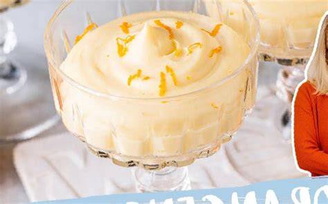 Orangen, Mascarpone, Schüssel mit Orangencreme