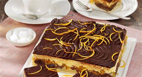 Orangen- und Kiwidessert Kombination