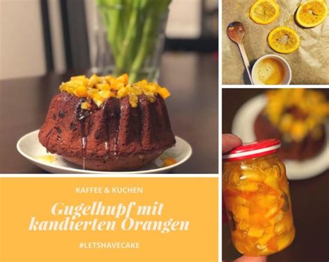 Orangen-Möhren-Gugelhupf mit kandierten Orangen