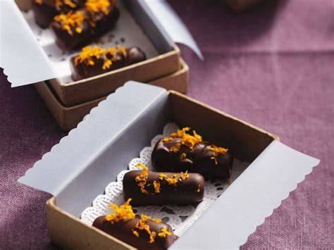 Orangen-Marzipan-Pralinen, step-by-step