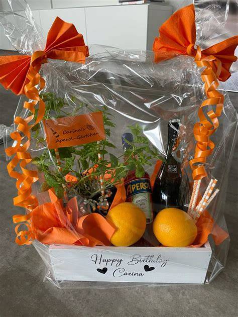 Orangen-Trüffel als Geschenk in schöner Verpackung