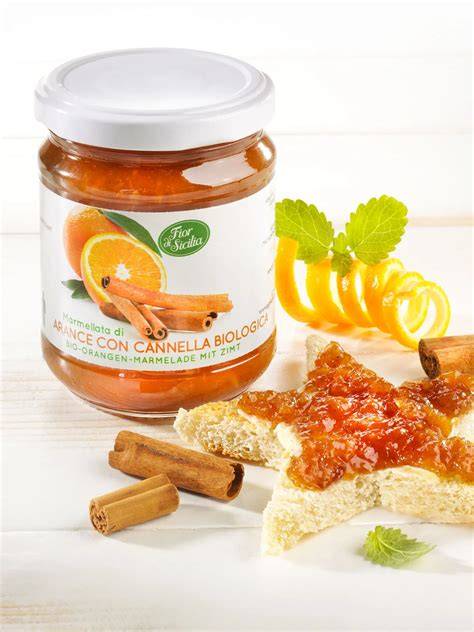 Orangen-Zimt-Marmelade im Glas