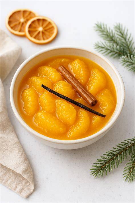 Orangenkompott mit Vanille