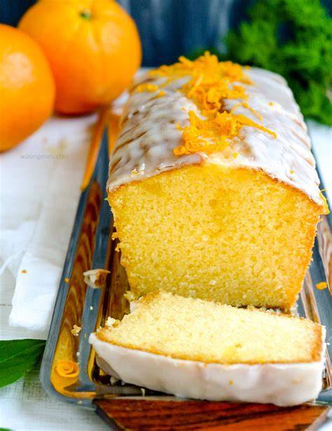 Orangenkuchen in Kastenform