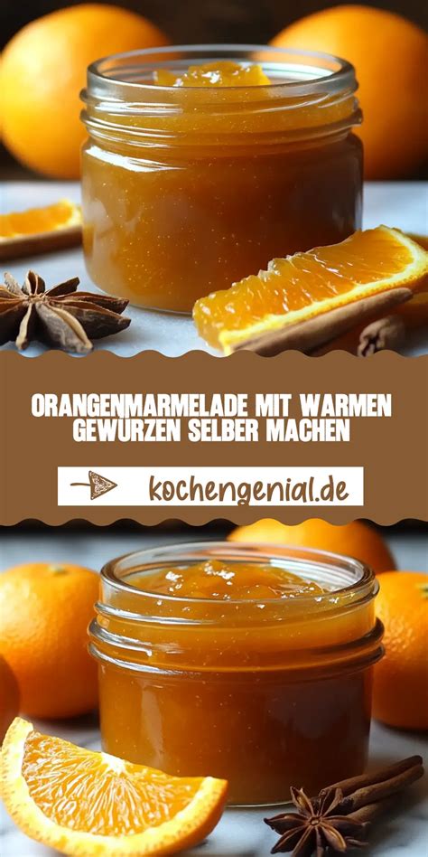 Orangenmarmelade mit Kaffee und Gewürzen
