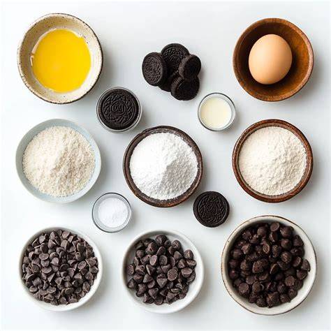 Oreo-Kekse zerbröselt in Schüssel