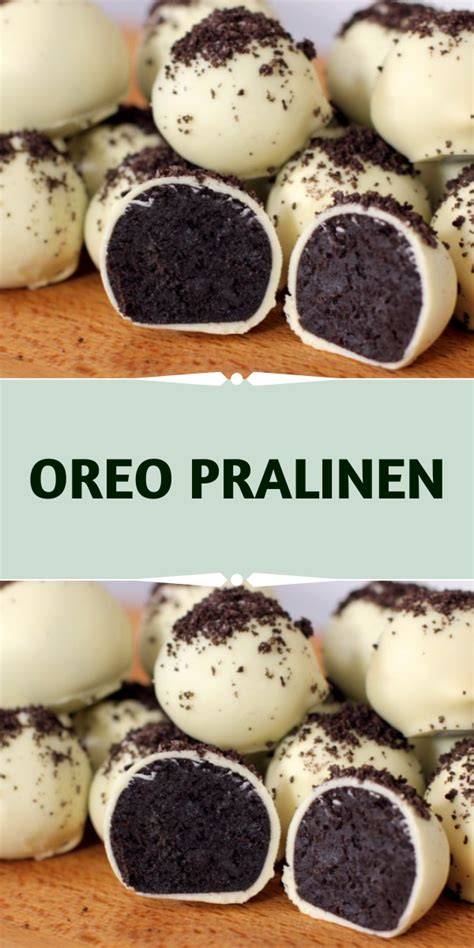 Oreo-Pralinen, verschiedene Möglichkeiten