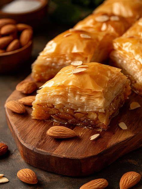 Orientalisches Honig-Mandel-Baklava