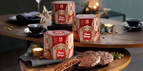 Original Nürnberger Lebkuchen von Schmidt in der typischen Geschenkdose