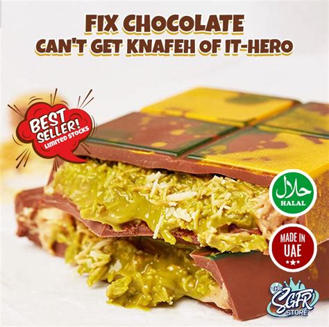 Originalverpackung und Inhaltsstoffe der Fix Dessert „Can’t Get Knafeh Of It“