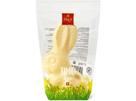 Osterhase weiße Schokolade verschiedene Formen