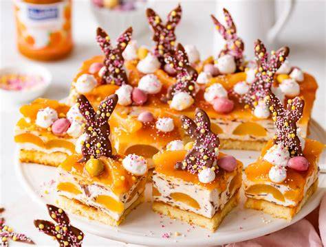 Osterkuchen dekoriert mit Super Streuseln und Cake Toppern