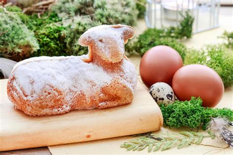Osterlamm beim Osterbrunch