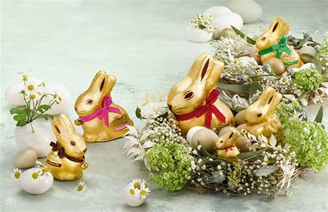 Ostertradition des Lindt Goldhasen