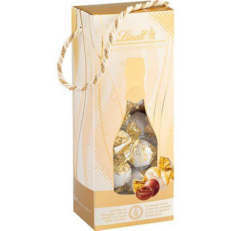 Osterverpackung Lindt Ostereier Marc de Champagne