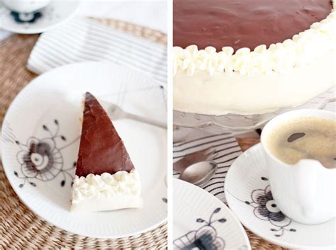 Othello Torte angerichtet auf einer skandinavischen Kaffeetafel