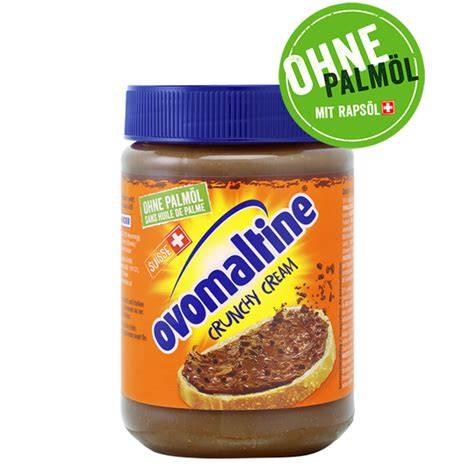 Ovomaltine Crunchy Cream - knusprige Schokocreme ohne Palmöl