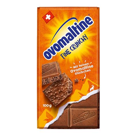 Ovomaltine Schokolade mit crunchy Stückchen