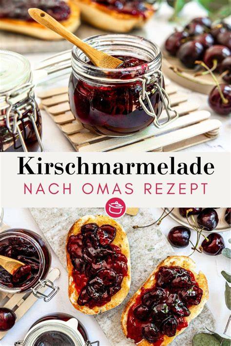 Pürieren und Mischen von Kirschen und Stachelbeeren
