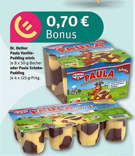 PAULA Pudding Becher mit Fleckenmuster