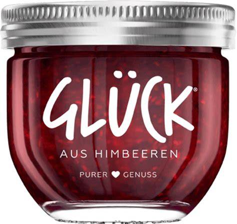 Packaging-Design: Frau Hölle Lettering-Collage auf GLÜCK Himbeere