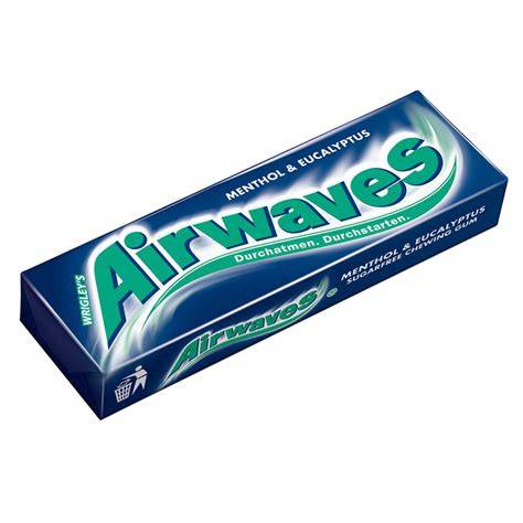 Packung Airwaves Menthol & Eukalyptus Kaugummi