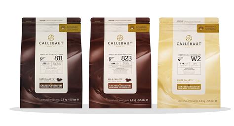 Packung Callebaut weiße Schokolade